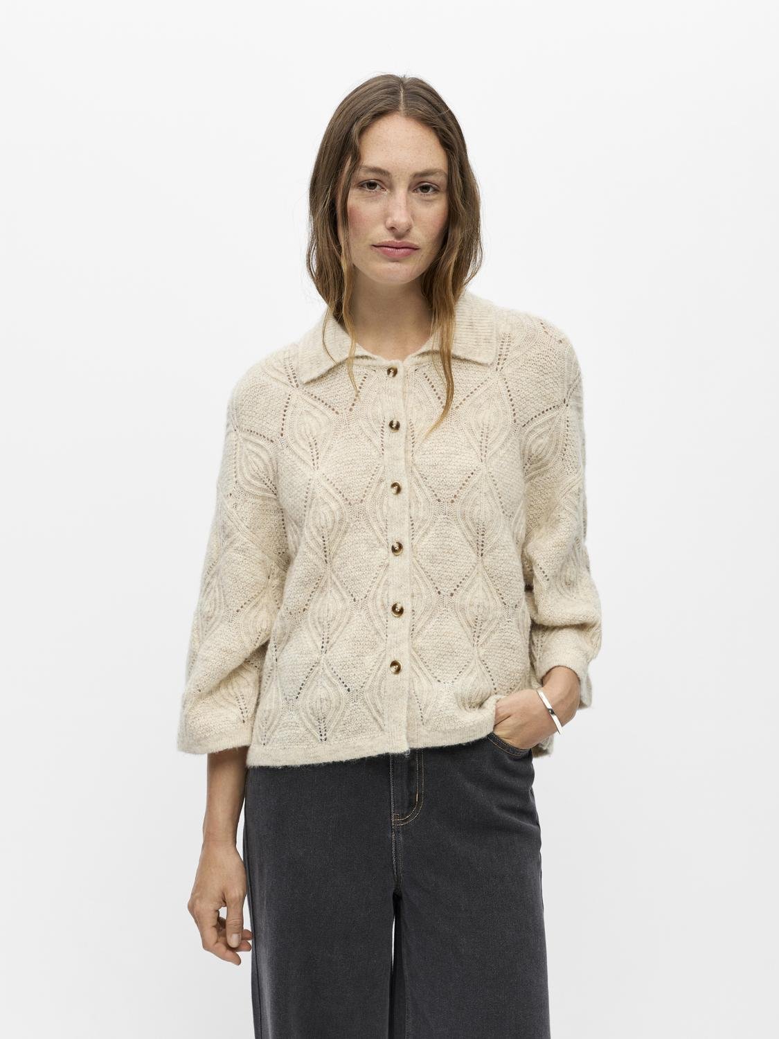 OBJKAISA Pullover - Birch - VERO MODA & VILA Bergvik